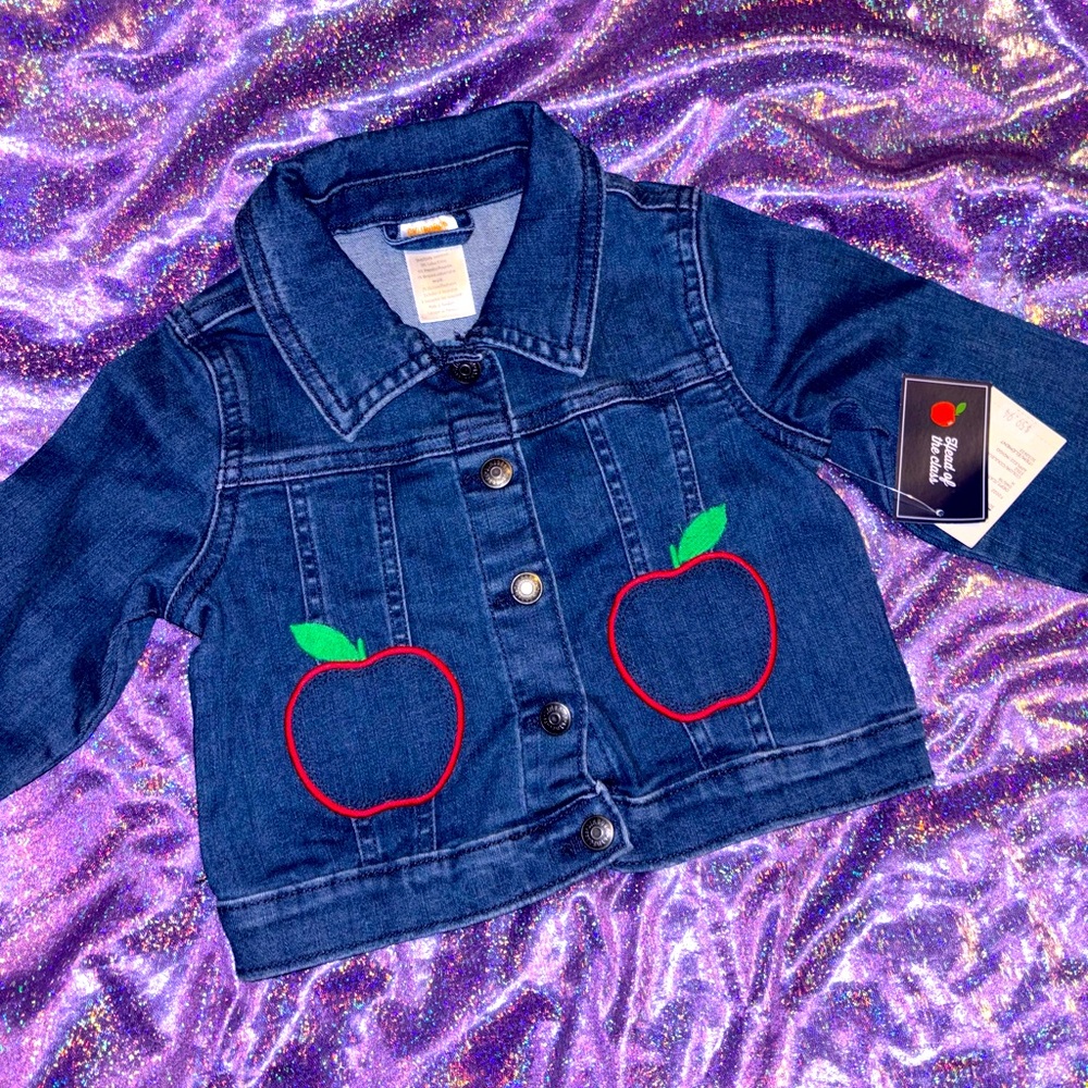 Gymboree Apple Jean Jacket: Head Of The Class